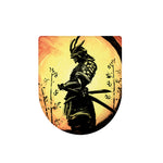 Sunset Samurai Warrior Print Toilet Lid Cover
