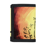 Sunset Samurai Warrior Print Trifold Wallet