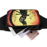 Sunset Samurai Warrior Print Waist Bag