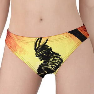 Sunset Samurai Warrior Print Women's Panties