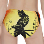 Sunset Samurai Warrior Print Women's Panties