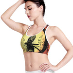 Sunset Samurai Warrior Print Women's Sports Bra