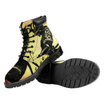 Sunset Samurai Warrior Print Work Boots
