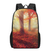 Sunshine Autumn Tree Print 17 Inch Backpack