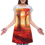 Sunshine Autumn Tree Print Adjustable Apron