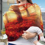 Sunshine Autumn Tree Print Baby Seat Cover
