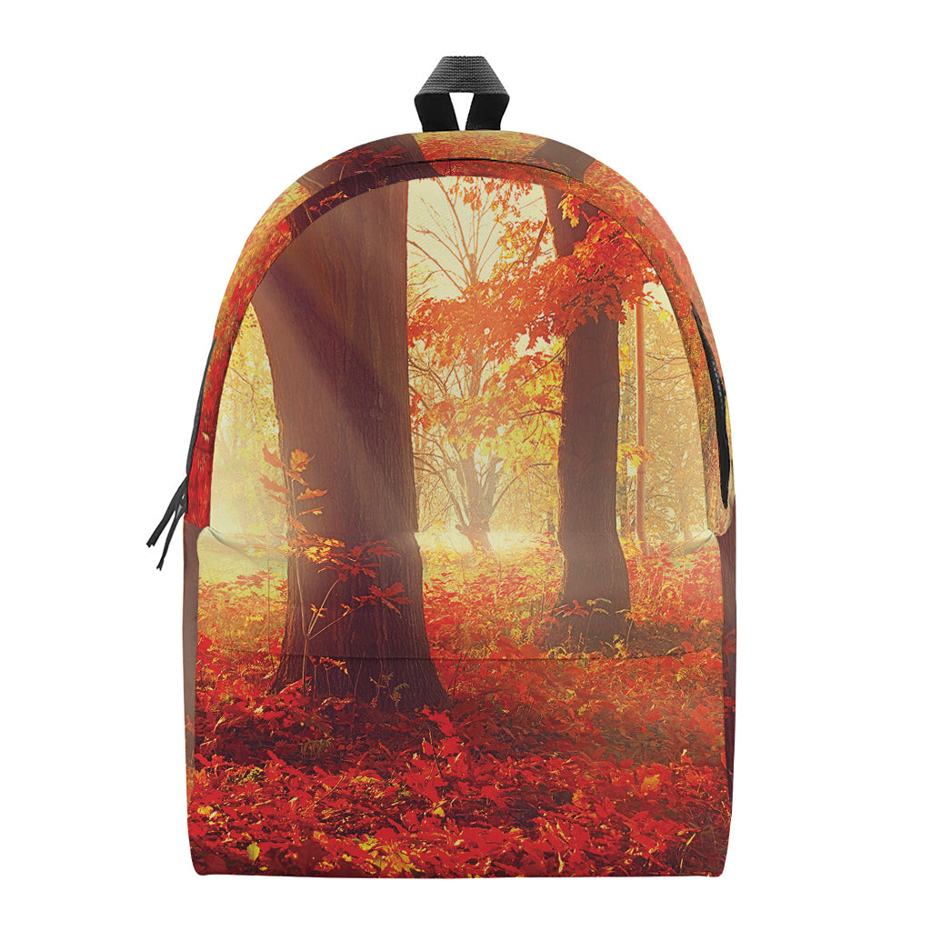 Sunshine Autumn Tree Print Backpack