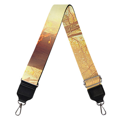 Sunshine Autumn Tree Print Bag Strap