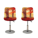 Sunshine Autumn Tree Print Bar Stool Covers