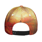 Sunshine Autumn Tree Print Baseball Cap