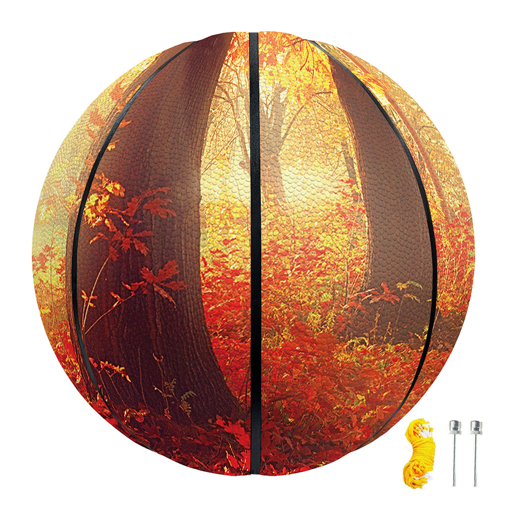 Sunshine Autumn Tree Print Basketball