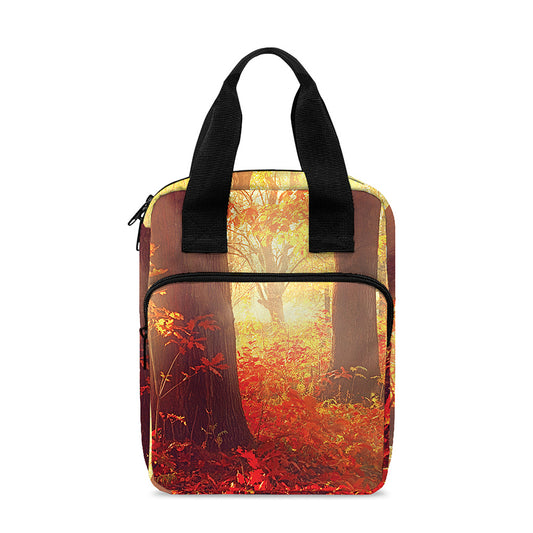 Sunshine Autumn Tree Print Bible Tote Bag
