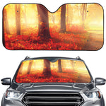 Sunshine Autumn Tree Print Car Windshield Sun Shade