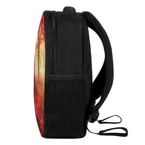 Sunshine Autumn Tree Print Casual Backpack