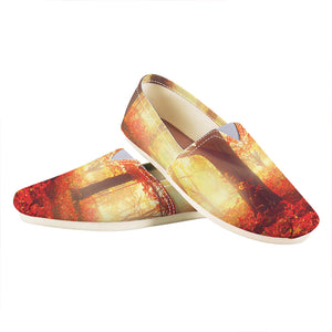 Sunshine Autumn Tree Print Casual Shoes