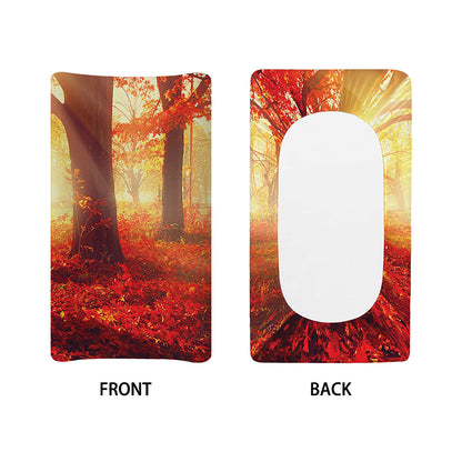 Sunshine Autumn Tree Print Changing Pad Cover