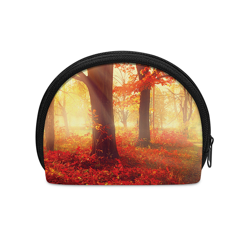 Sunshine Autumn Tree Print Coin Purse
