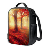 Sunshine Autumn Tree Print Crossbody Lunch Bag