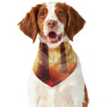 Sunshine Autumn Tree Print Dog Bandana
