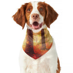 Sunshine Autumn Tree Print Dog Bandana