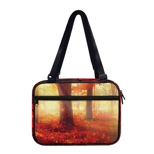 Sunshine Autumn Tree Print Double Strap Bible Bag