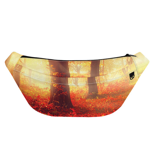 Sunshine Autumn Tree Print Fanny Pack