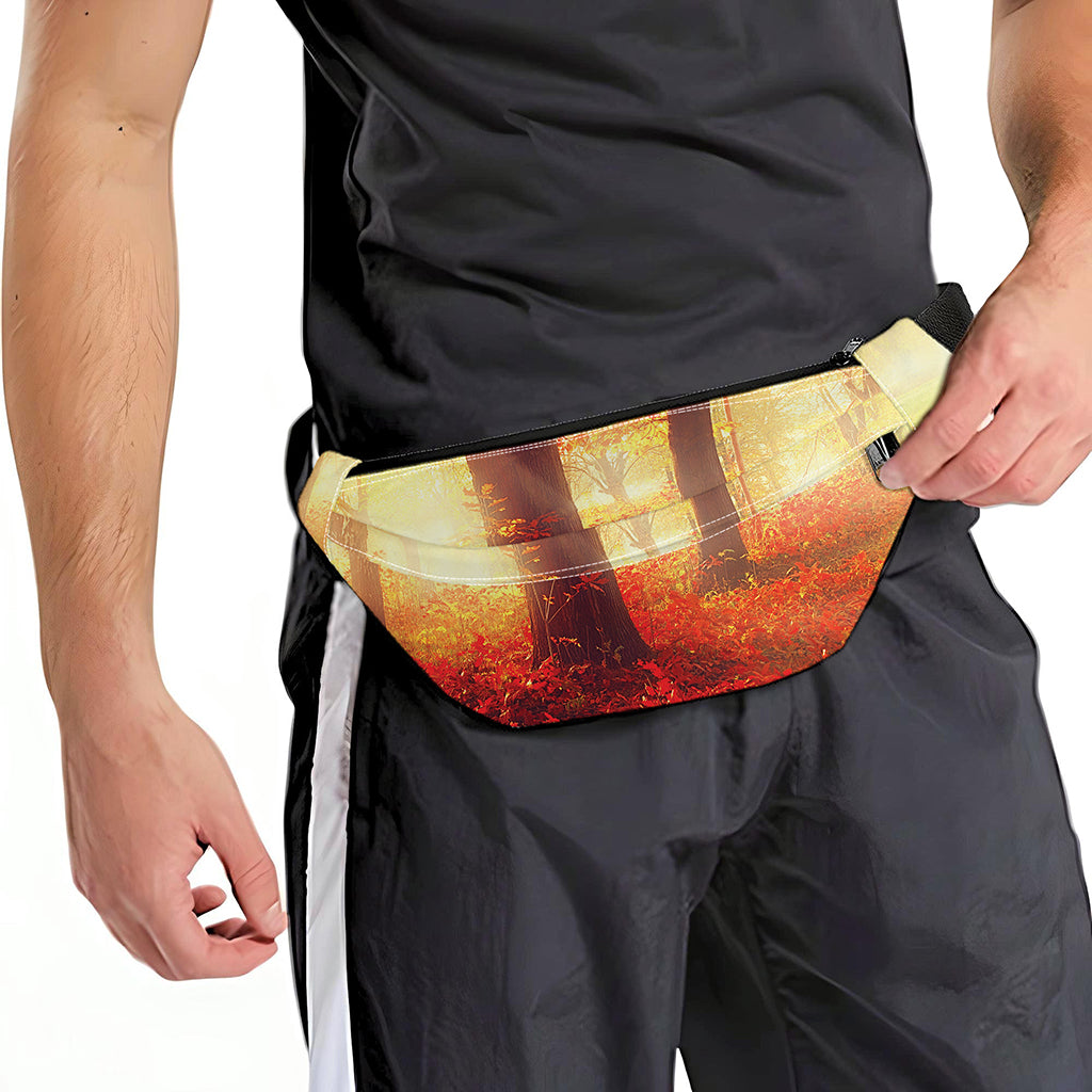 Sunshine Autumn Tree Print Fanny Pack