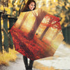 Sunshine Autumn Tree Print Foldable Umbrella