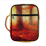 Sunshine Autumn Tree Print Front Pocket Bible Bag