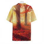 Sunshine Autumn Tree Print Hawaiian Shirt