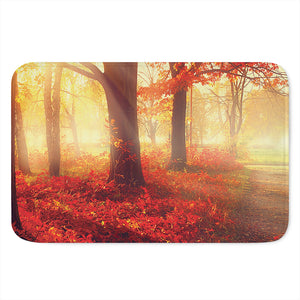 Sunshine Autumn Tree Print Indoor Door Mat