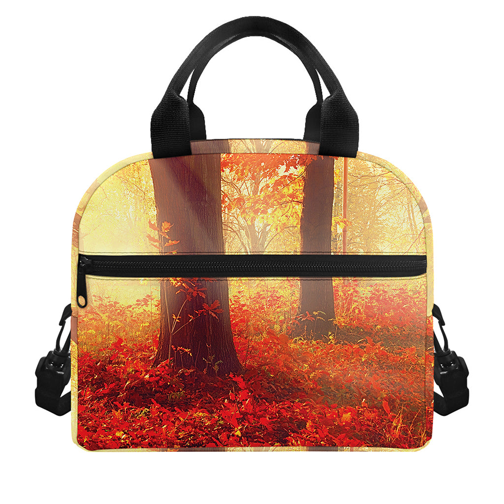 Sunshine Autumn Tree Print Insulated Lunch Bag