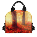 Sunshine Autumn Tree Print Insulated Lunch Bag