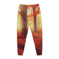 Sunshine Autumn Tree Print Jogger Pants
