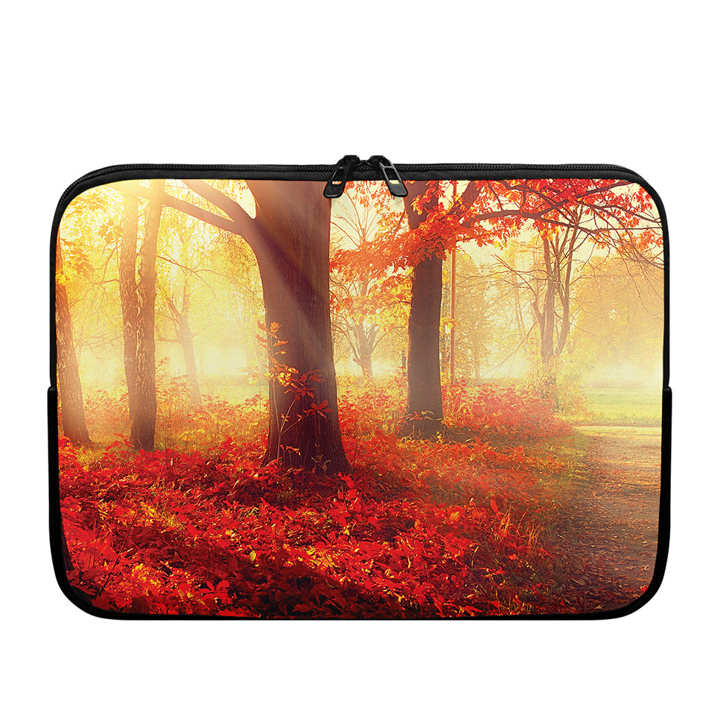 Sunshine Autumn Tree Print Laptop Sleeve