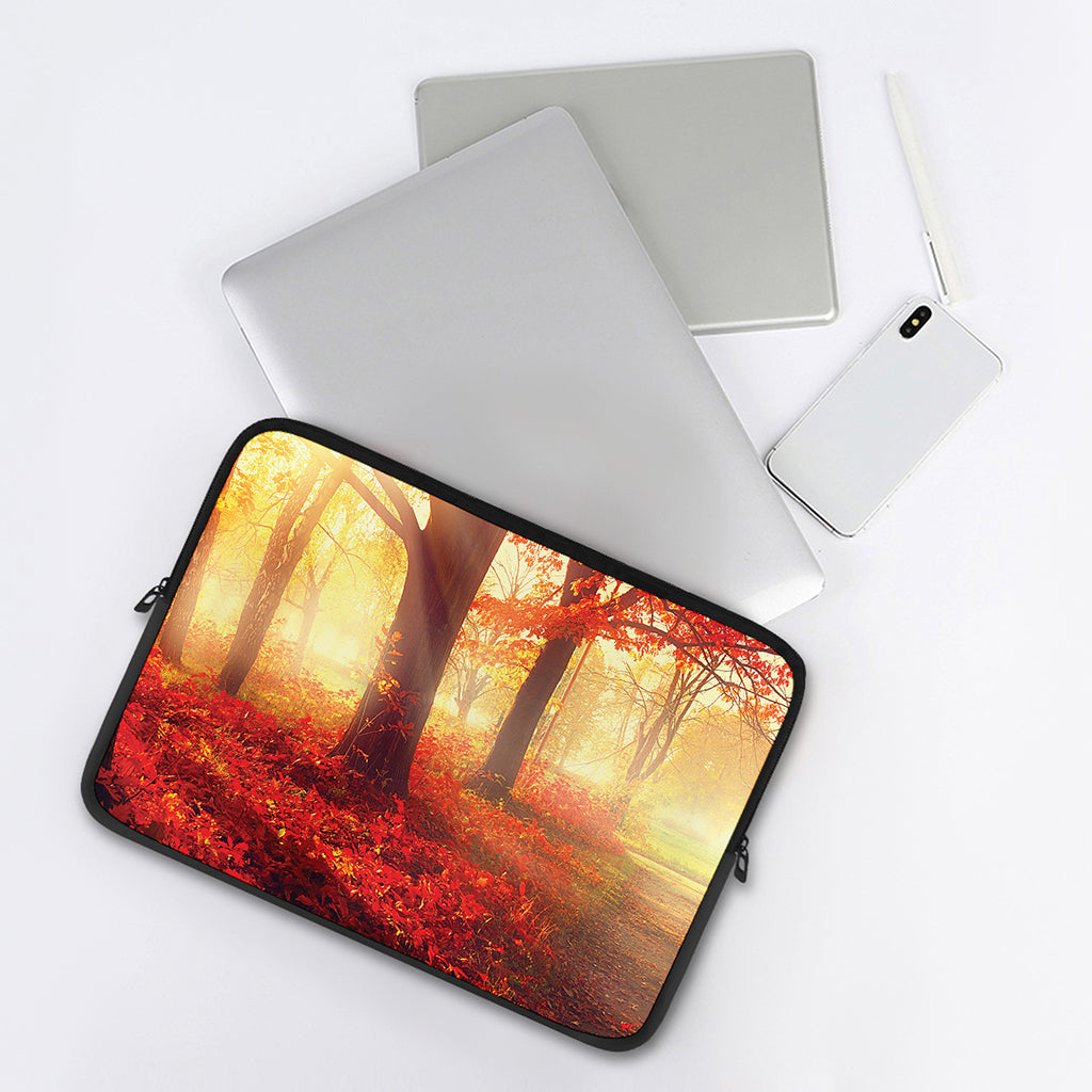 Sunshine Autumn Tree Print Laptop Sleeve
