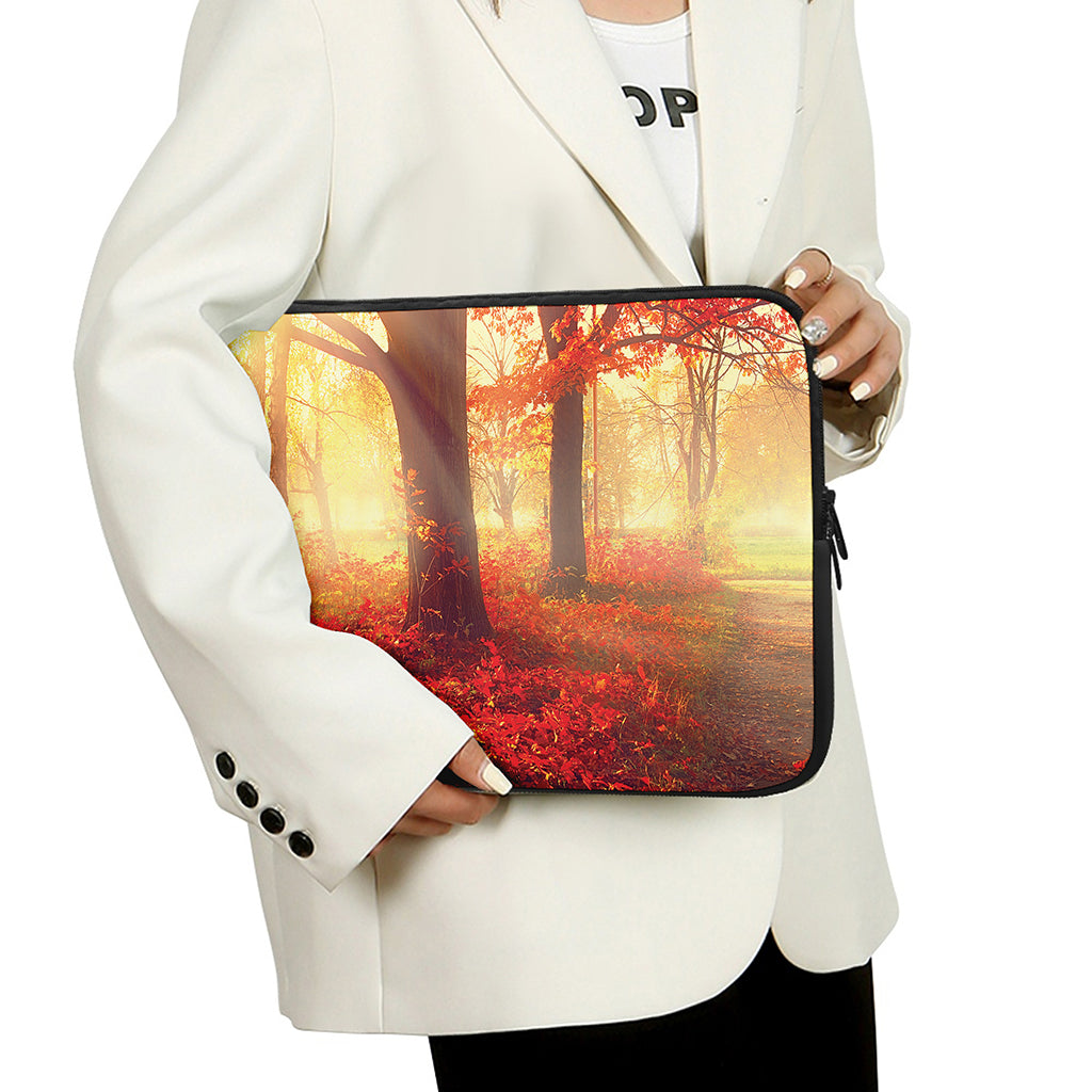 Sunshine Autumn Tree Print Laptop Sleeve