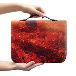 Sunshine Autumn Tree Print Leather Bible Cover
