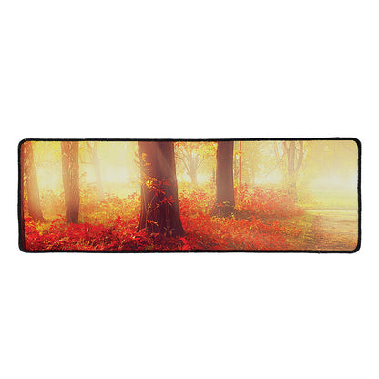 Sunshine Autumn Tree Print Long Kitchen Mat