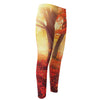 Sunshine Autumn Tree Print Men's Compression Pants