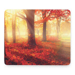 Sunshine Autumn Tree Print Mouse Pad