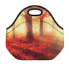 Sunshine Autumn Tree Print Neoprene Lunch Bag