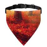 Sunshine Autumn Tree Print Over The Collar Dog Bandana