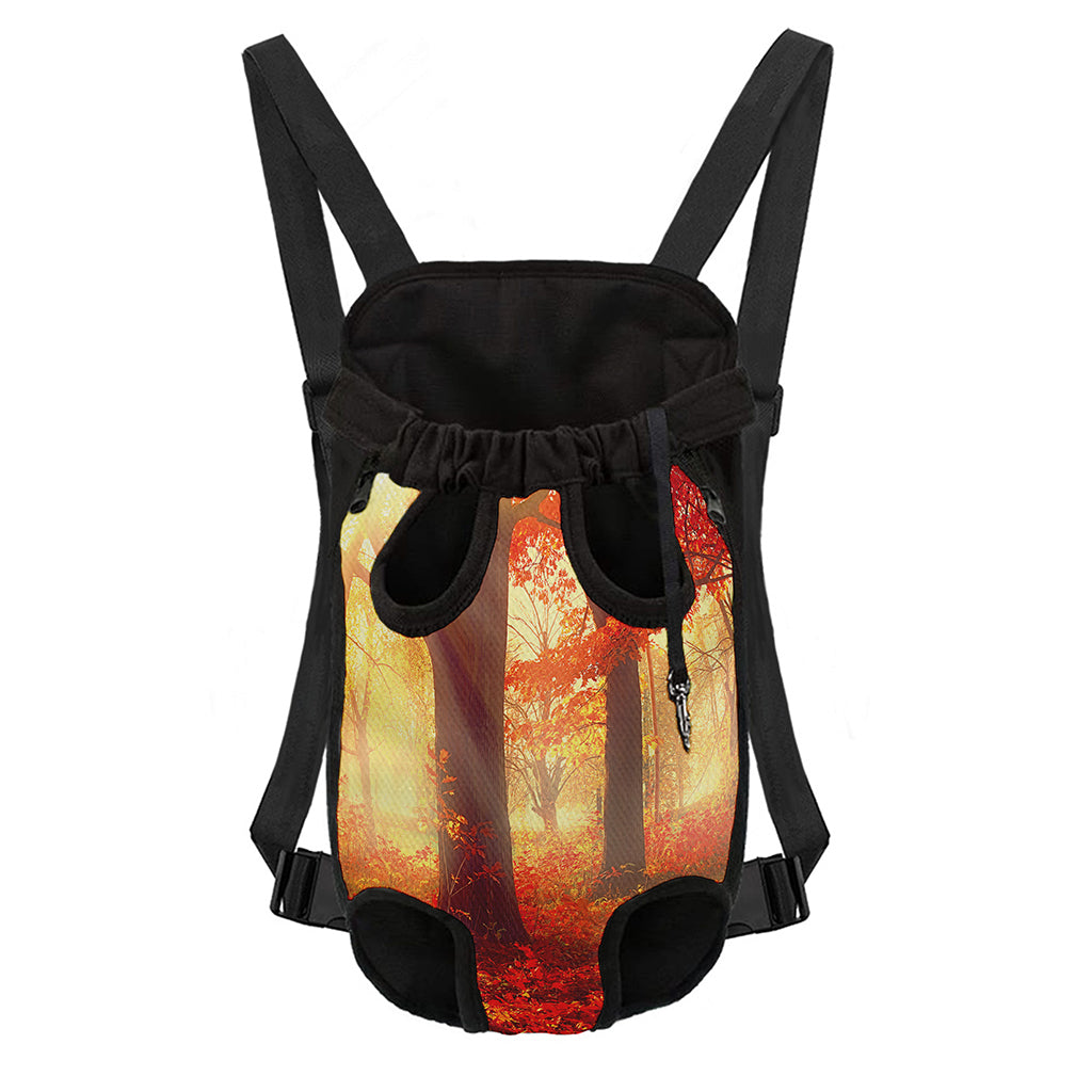 Sunshine Autumn Tree Print Pet Carrier Backpack