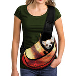 Sunshine Autumn Tree Print Pet Sling Carrier