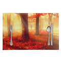Sunshine Autumn Tree Print Placemat