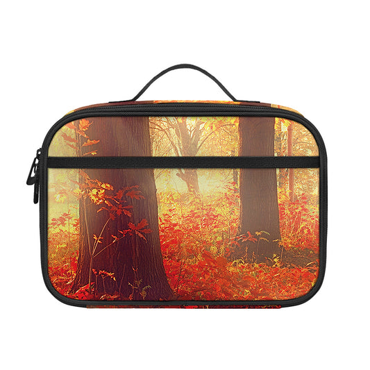 Sunshine Autumn Tree Print Portable Lunch Bag