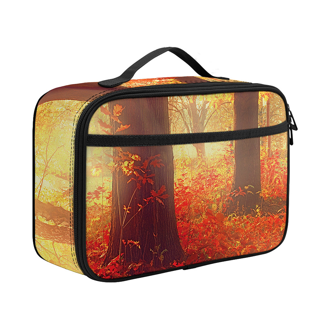 Sunshine Autumn Tree Print Portable Lunch Bag