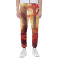 Sunshine Autumn Tree Print Joggers