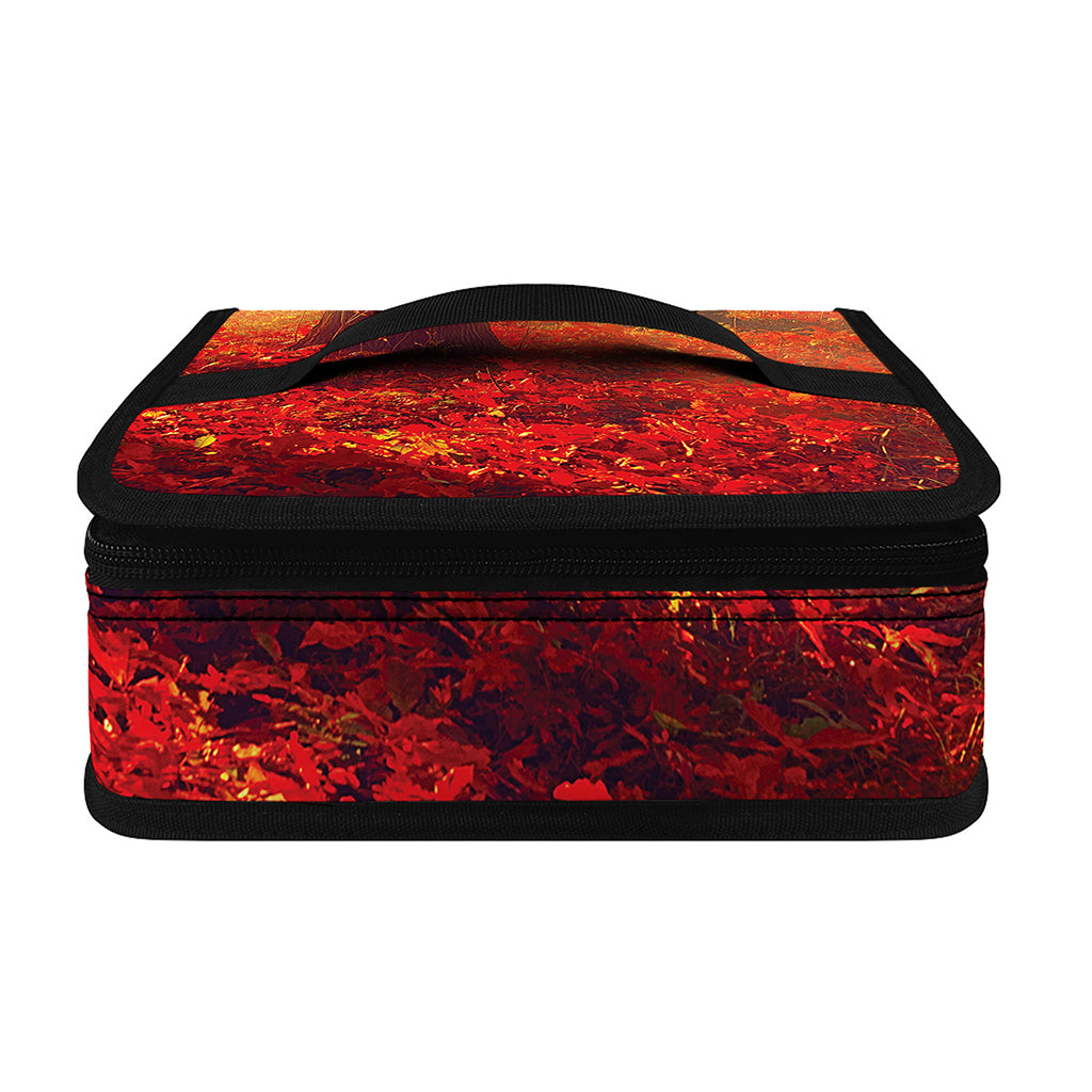 Sunshine Autumn Tree Print Small Lunch Bag